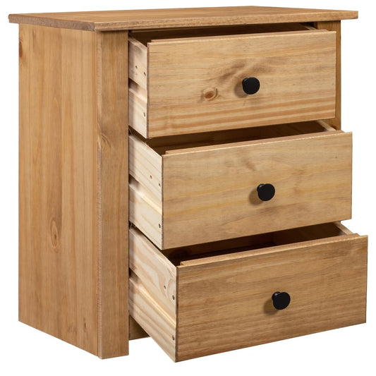 Bedside Cabinet 46x40x57 cm Pinewood Panama Range Bedside Cabinet 46x40x57 cm Pinewood Panama Range