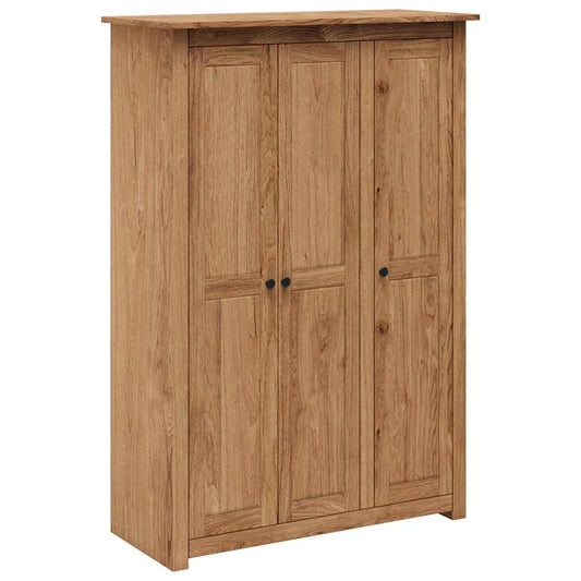 3-Door Wardrobe 118x50x171.5 cm Pine Panama Range 3-Door Wardrobe 118x50x171.5 cm Pine Panama Range