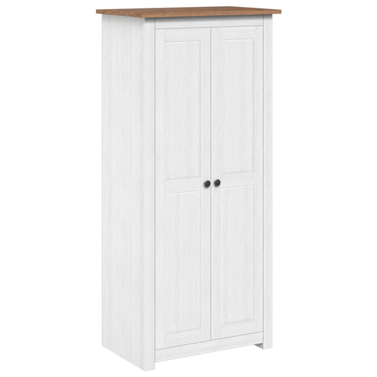 282666 vidaXL Wardrobe White 80x50x171,5 cm Solid Pine Panama Range 282666 vidaXL Wardrobe White 80x50x171,5 cm Solid Pine Panama Range
