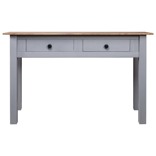 Console Table Grey 110x40x72 cm Solid Pine Wood Panama Range Console Table Grey 110x40x72 cm Solid Pine Wood Panama Range