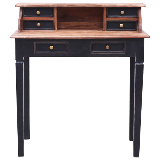 Writing Desk with Drawers 90x50x101 cm Solid Mahogany Wood Writing Desk with Drawers 90x50x101 cm Solid Mahogany Wood