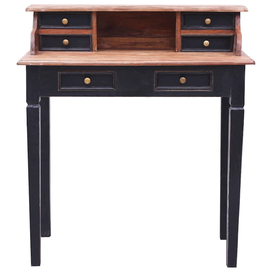 283910 vidaXL Writing Desk with Drawers 90x50x101 cm Solid Mahogany Wood 283910 vidaXL Writing Desk with Drawers 90x50x101 cm Solid Mahogany Wood