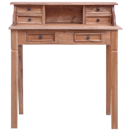 Writing Desk with Drawers 90x50x101 cm Solid Mahogany Wood Writing Desk with Drawers 90x50x101 cm Solid Mahogany Wood