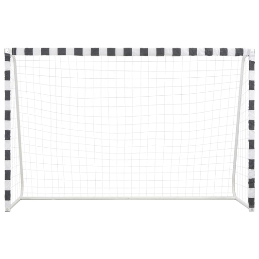 91954 vidaXL Soccer Goal 300x200x90 cm Metal Black and White 91954 vidaXL Soccer Goal 300x200x90 cm Metal Black and White