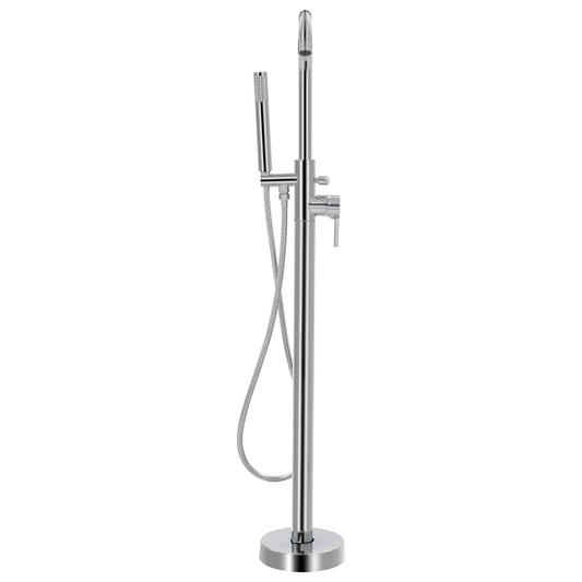 145091 vidaXL Freestanding Bathtub Faucet Stainless Steel 118,5 cm 145091 vidaXL Freestanding Bathtub Faucet Stainless Steel 118,5 cm