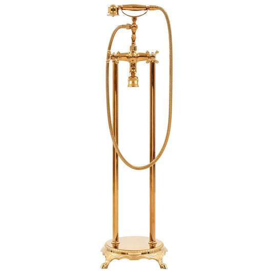 145095 vidaXL Freestanding Bathtub Faucet Stainless Steel 99,5 cm Gold 145095 vidaXL Freestanding Bathtub Faucet Stainless Steel 99,5 cm Gold
