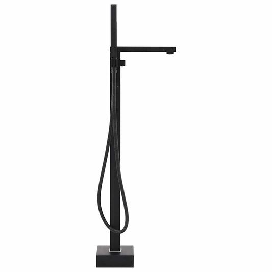 145096 vidaXL Freestanding Bathtub Faucet Black Stainless Steel 90 cm 145096 vidaXL Freestanding Bathtub Faucet Black Stainless Steel 90 cm