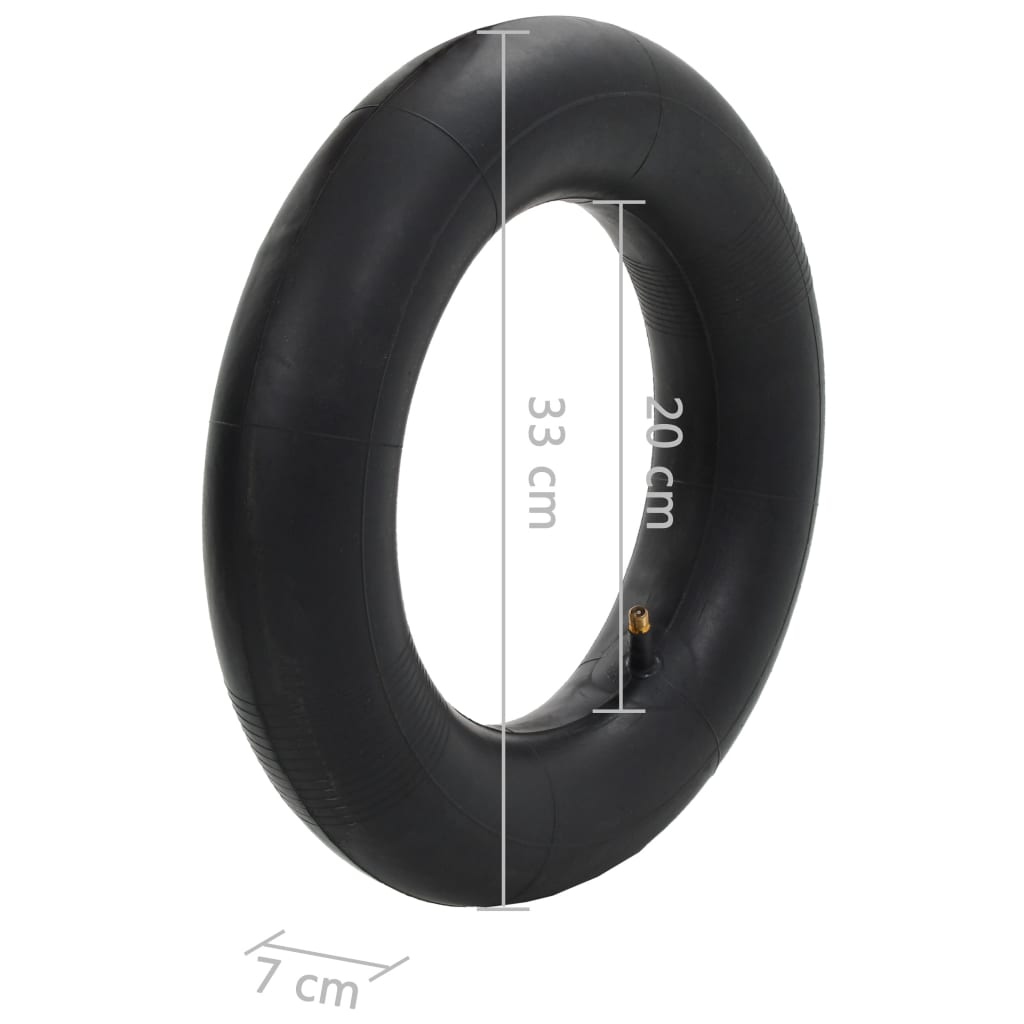 Inner Tube | Black | Rubber | Fits sizes 3.50-8/16x4/4.00-8/400x100