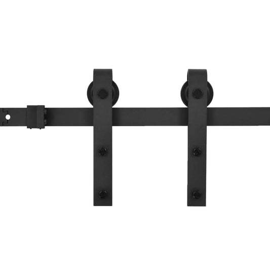 Sliding Door SKIEN Hardware Kit 183 cm Steel Black Sliding Door SKIEN Hardware Kit 183 cm Steel Black