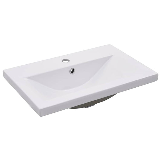 145061 vidaXL Built-in Basin 61x39,5x18,5 cm Ceramic White 145061 vidaXL Built-in Basin 61x39,5x18,5 cm Ceramic White