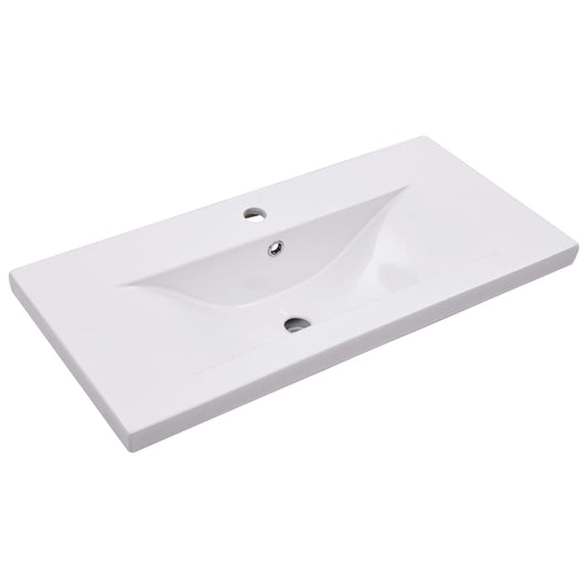 Built-in Basin 81x39.5x18.5 cm Ceramic White Built-in Basin 81x39.5x18.5 cm Ceramic White