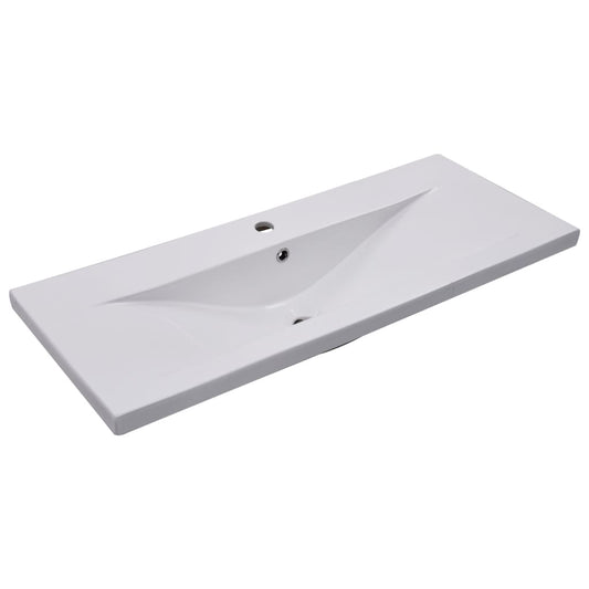Built-in Basin 101x39.5x18.5 cm Ceramic White Built-in Basin 101x39.5x18.5 cm Ceramic White