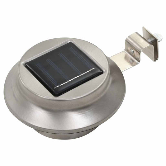 Outdoor Solar Lamps 12 pcs LED Round 12 cm White Outdoor Solar Lamps 12 pcs LED Round 12 cm White