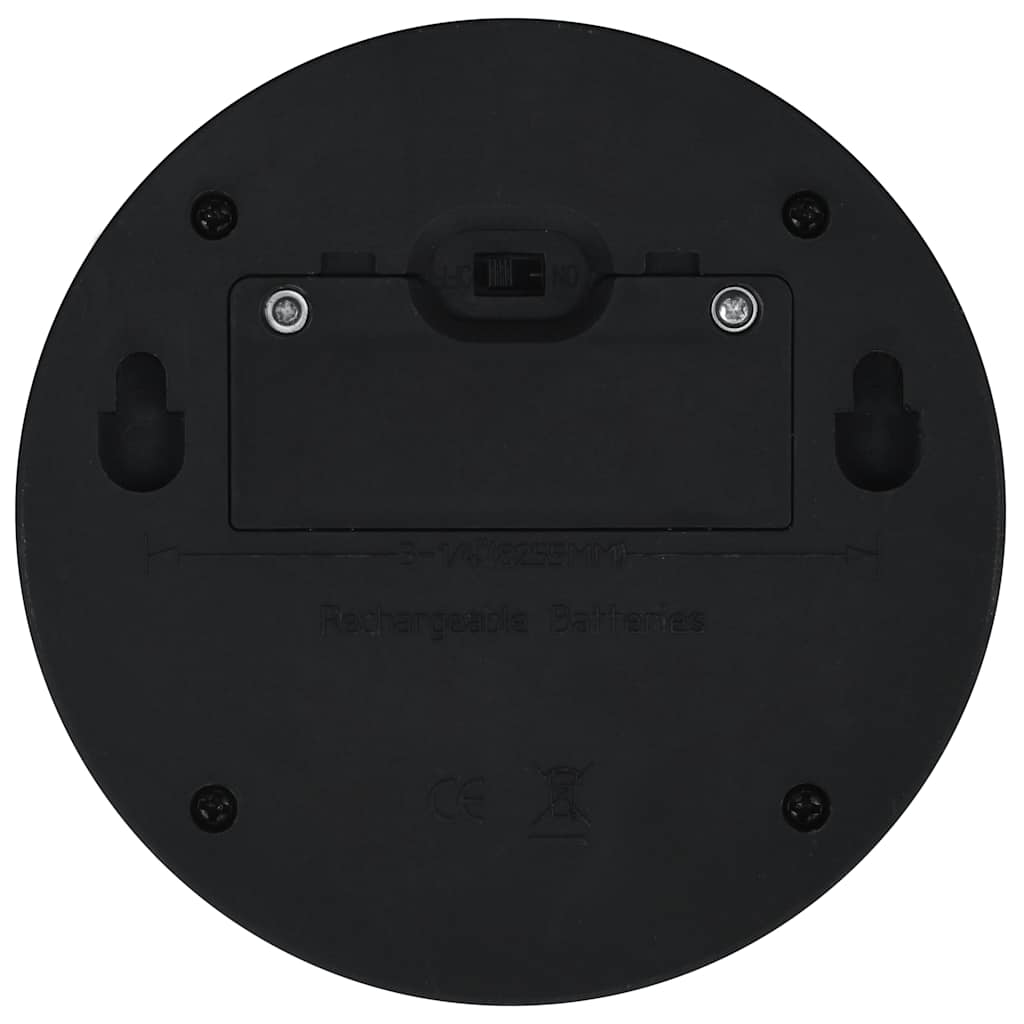 Solar Lamp | Set of 24 | Black | Polypropylene | Compact | Solar Lamp