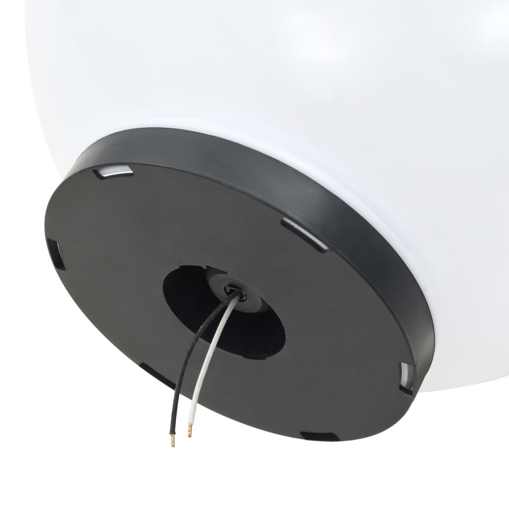 LED Bowl Lamps 4 pcs Spherical 40 cm PMMA