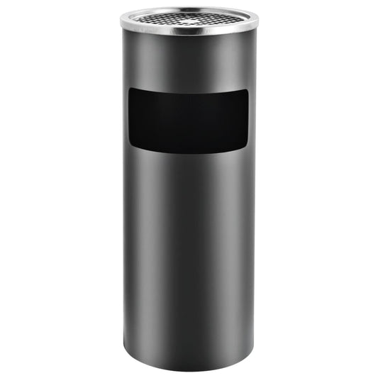 Ashtray Dustbin Hotel 30 L Steel Grey Ashtray Dustbin Hotel 30 L Steel Grey
