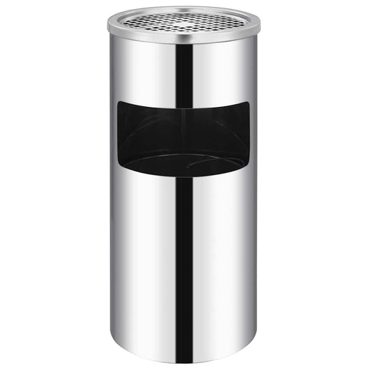 Wall Ashtray Dustbin Stainless Steel 26 L Wall Ashtray Dustbin Stainless Steel 26 L