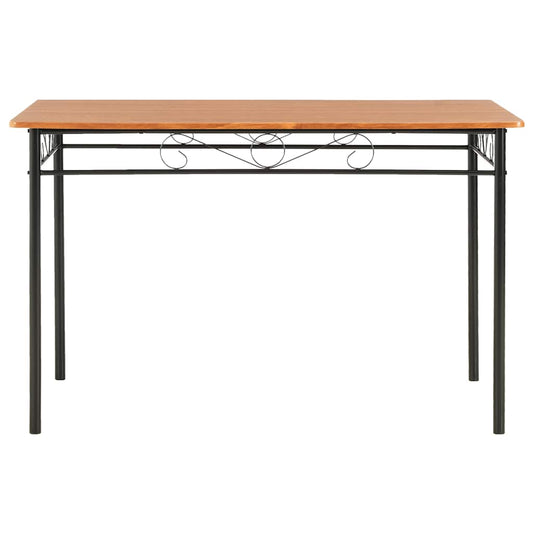 281402 vidaXL Dining Table Brown 120x70x75 cm MDF 281402 vidaXL Dining Table Brown 120x70x75 cm MDF