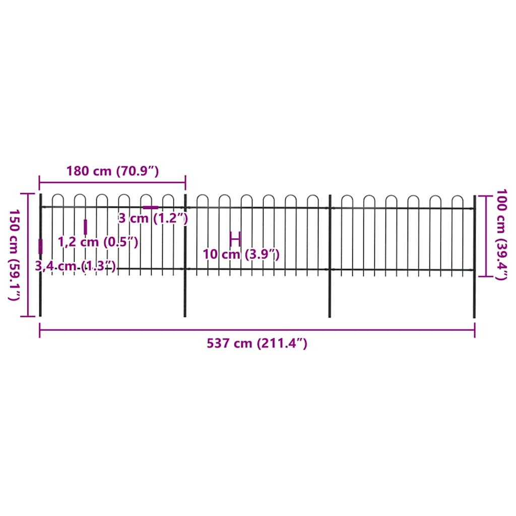 Garden Fence | Steel | Tough | Modern