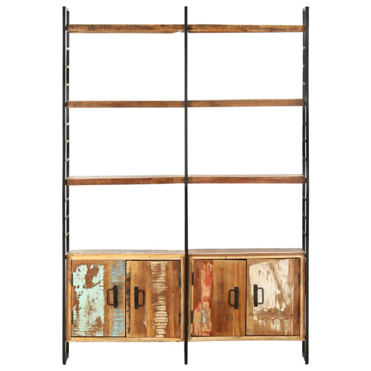 4-Tier Bookcase 124x30x180 cm Solid Reclaimed Wood 4-Tier Bookcase 124x30x180 cm Solid Reclaimed Wood