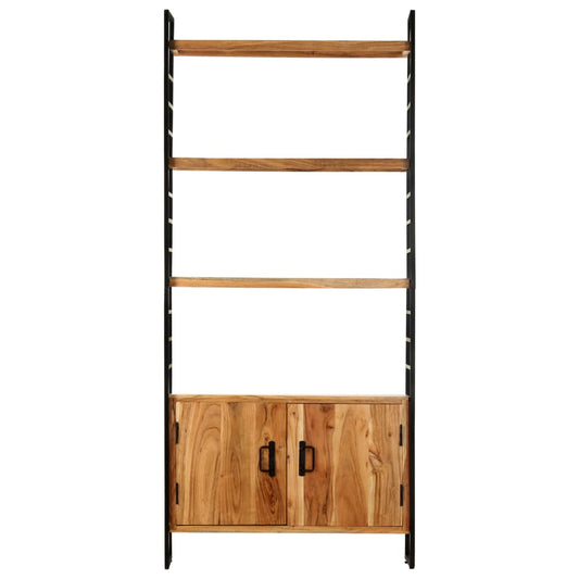 4-Tier Bookcase 80x30x180 cm Rough Mango Wood 4-Tier Bookcase 80x30x180 cm Rough Mango Wood