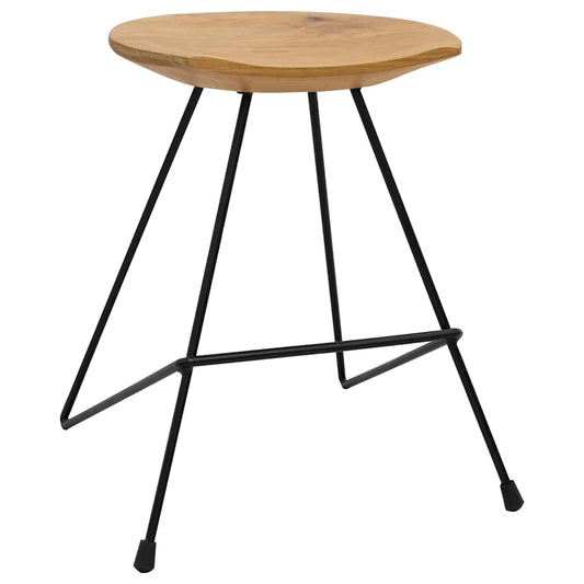 Stools 2 pcs Solid Teak Wood Stools 2 pcs Solid Teak Wood