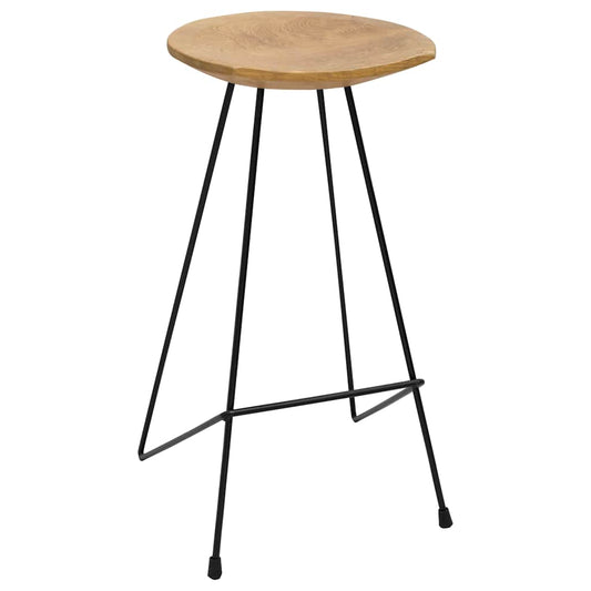 Bar Stools 2 pcs Solid Teak Wood Bar Stools 2 pcs Solid Teak Wood