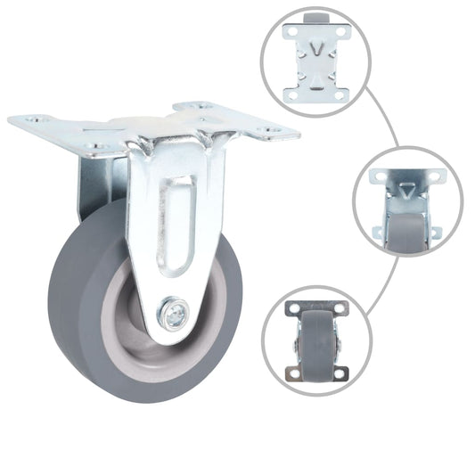 12 pcs Fixed Casters 50 mm 12 pcs Fixed Casters 50 mm