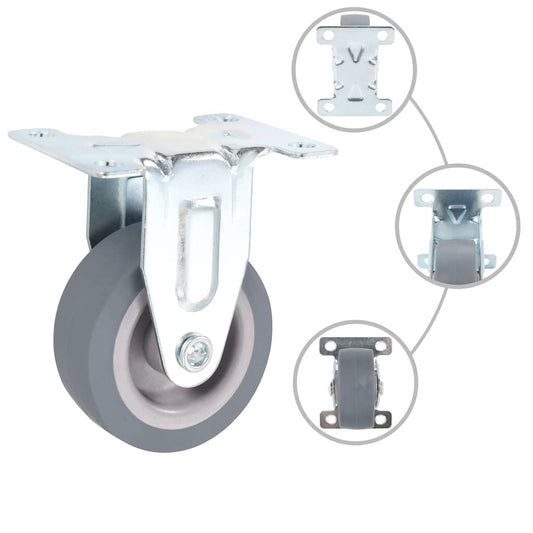 16 pcs Fixed Casters 50 mm 16 pcs Fixed Casters 50 mm