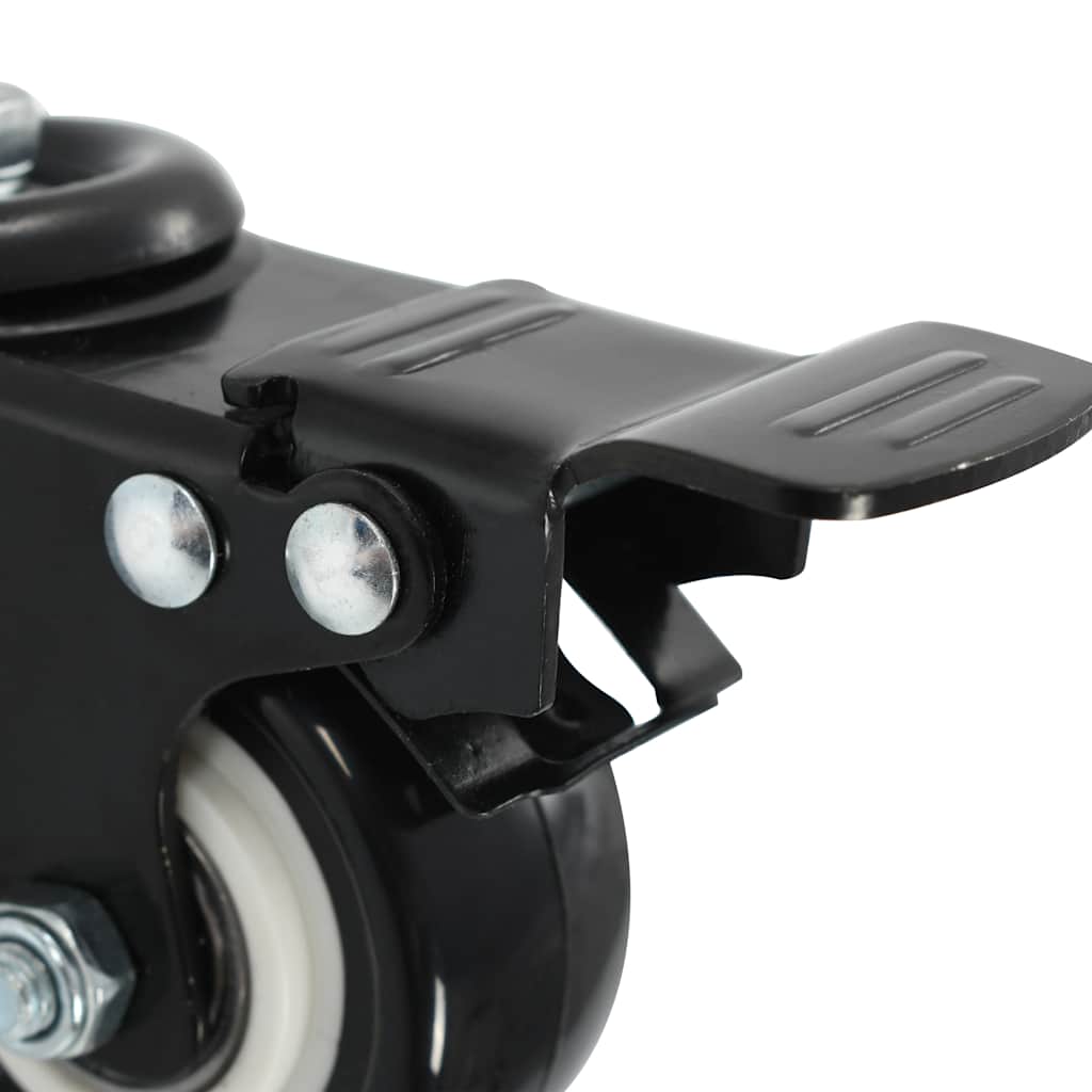 16 pcs Swivel Casters with Brakes 50 mm