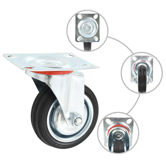 16 pcs Swivel Casters 75 mm 16 pcs Swivel Casters 75 mm