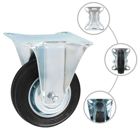 24 pcs Fixed Casters 100 mm 24 pcs Fixed Casters 100 mm
