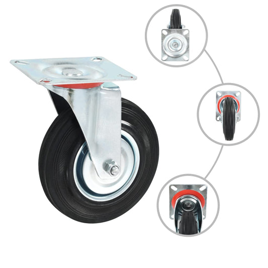 24 pcs Swivel Casters 125 mm 24 pcs Swivel Casters 125 mm