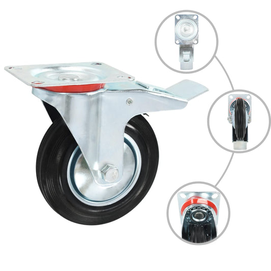 8 pcs Swivel Casters 160 mm 8 pcs Swivel Casters 160 mm