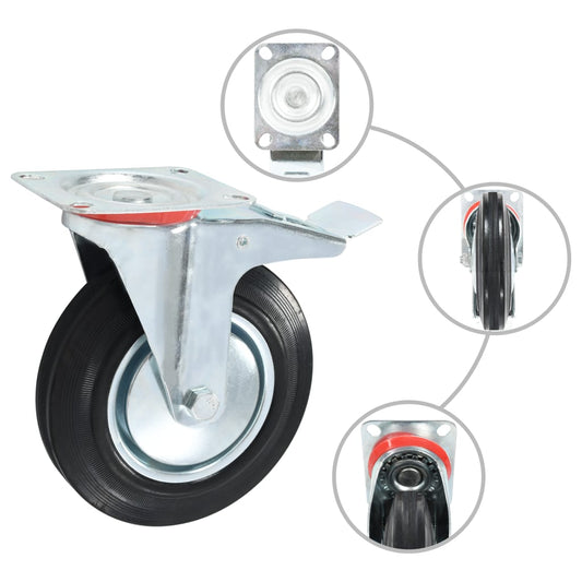 12 pcs Swivel Casters 200 mm 12 pcs Swivel Casters 200 mm