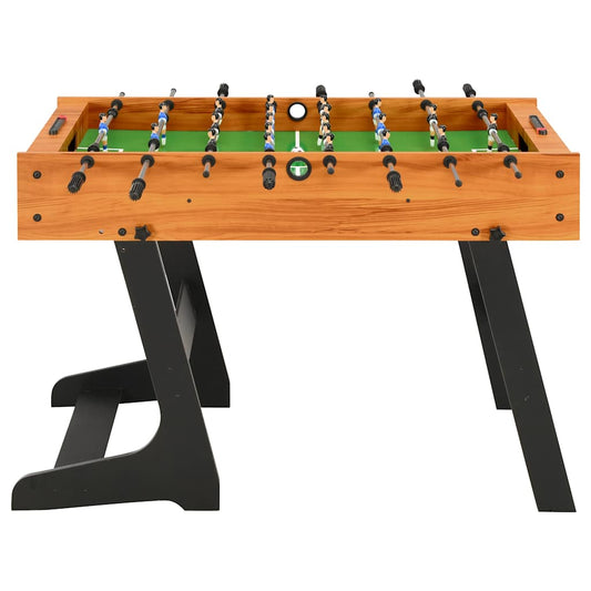 Folding Football Table 121x61x80 cm Light Brown Folding Football Table 121x61x80 cm Light Brown