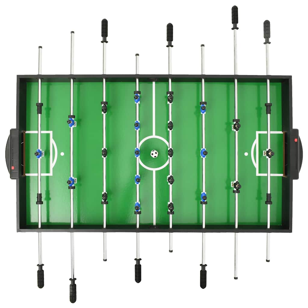 91945 vidaXL 15-in-1 Multi Game Table 121x61x82 cm Black