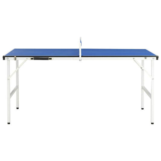 5 Feet Ping Pong Table with Net 152x76x66 cm Blue 5 Feet Ping Pong Table with Net 152x76x66 cm Blue