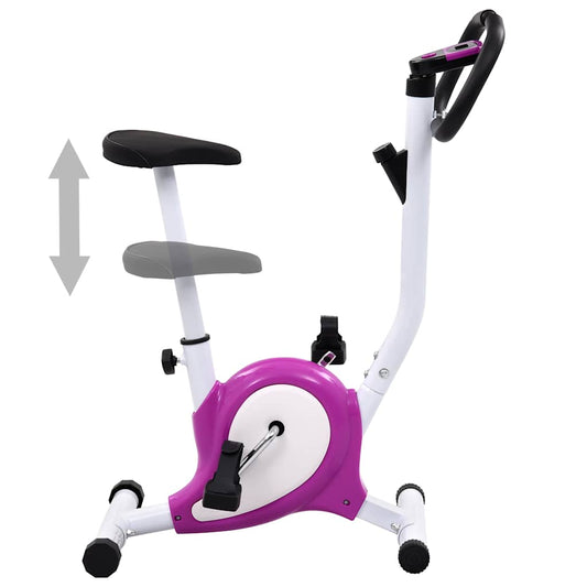 92011 vidaXL Exercise Bike with Belt Resistance Purple 92011 vidaXL Exercise Bike with Belt Resistance Purple