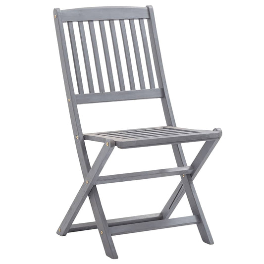 Folding Chairs 4 pcs Solid Acacia Wood Folding Chairs 4 pcs Solid Acacia Wood