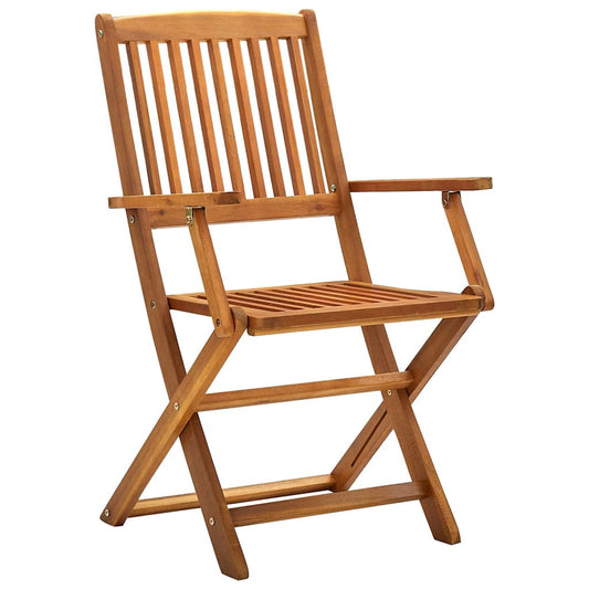 Folding Outdoor Chairs 2 pcs Solid Acacia Wood Folding Outdoor Chairs 2 pcs Solid Acacia Wood
