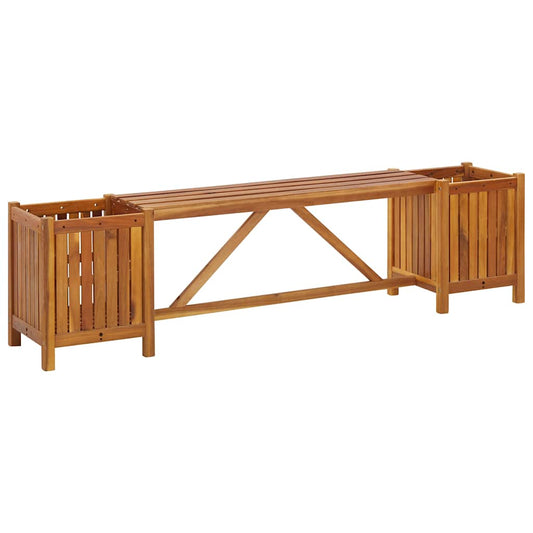 Garden Bench | Light Brown | Solid Acacia Wood | 150 cm x 30 cm x 40 cm Garden Bench | Light Brown | Solid Acacia Wood | 150 cm x 30 cm x 40 cm