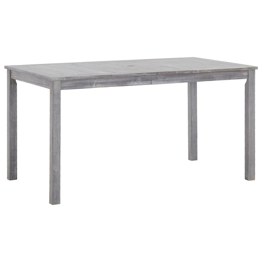 Outdoor Dining Set | Grey | Solid Acacia Wood | Medium | Durable Outdoor Dining Set | Grey | Solid Acacia Wood | Medium | Durable