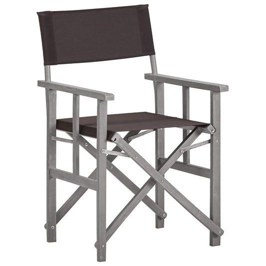 Director Chair | Set of 2 | Grey wash and black Director Chair | Set of 2 | Grey wash and black