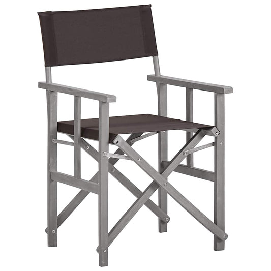 Director's Chairs 2 pcs Solid Acacia Wood Director's Chairs 2 pcs Solid Acacia Wood