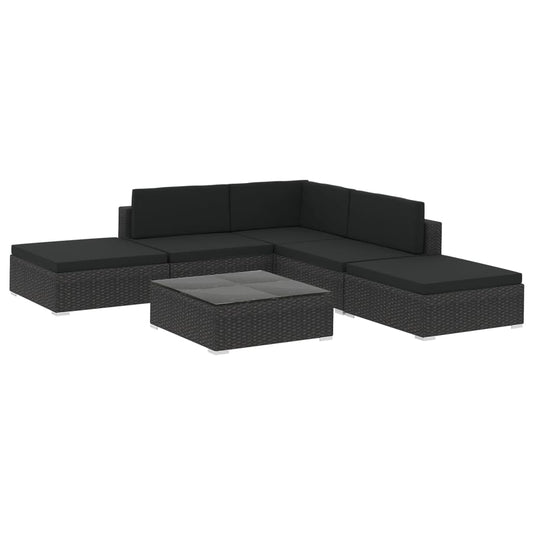 Garden Sofa Set | Black Garden Sofa Set | Black