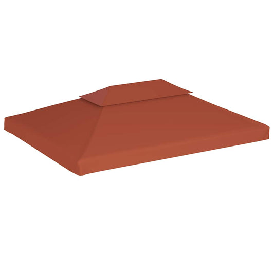 2-Tier Gazebo Top Cover 310 g/m² 4x3 m Terracotta 2-Tier Gazebo Top Cover 310 g/m² 4x3 m Terracotta