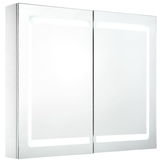 Bathroom Cabinet | White and silver Bathroom Cabinet | White and silver