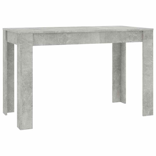 800436 vidaXL Dining Table Concrete Grey 120x60x76 cm Engineered Wood 800436 vidaXL Dining Table Concrete Grey 120x60x76 cm Engineered Wood