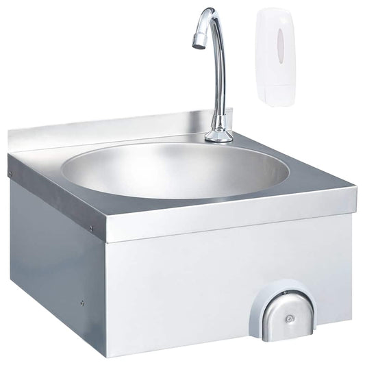51113 vidaXL Hand Wash Sink with Faucet and Soap Dispenser Stainless Steel 51113 vidaXL Hand Wash Sink with Faucet and Soap Dispenser Stainless Steel